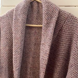 Shirt sleeve coatigan